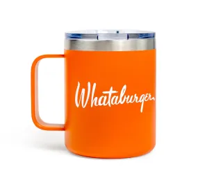 12 oz. Orange Steel Script Mug