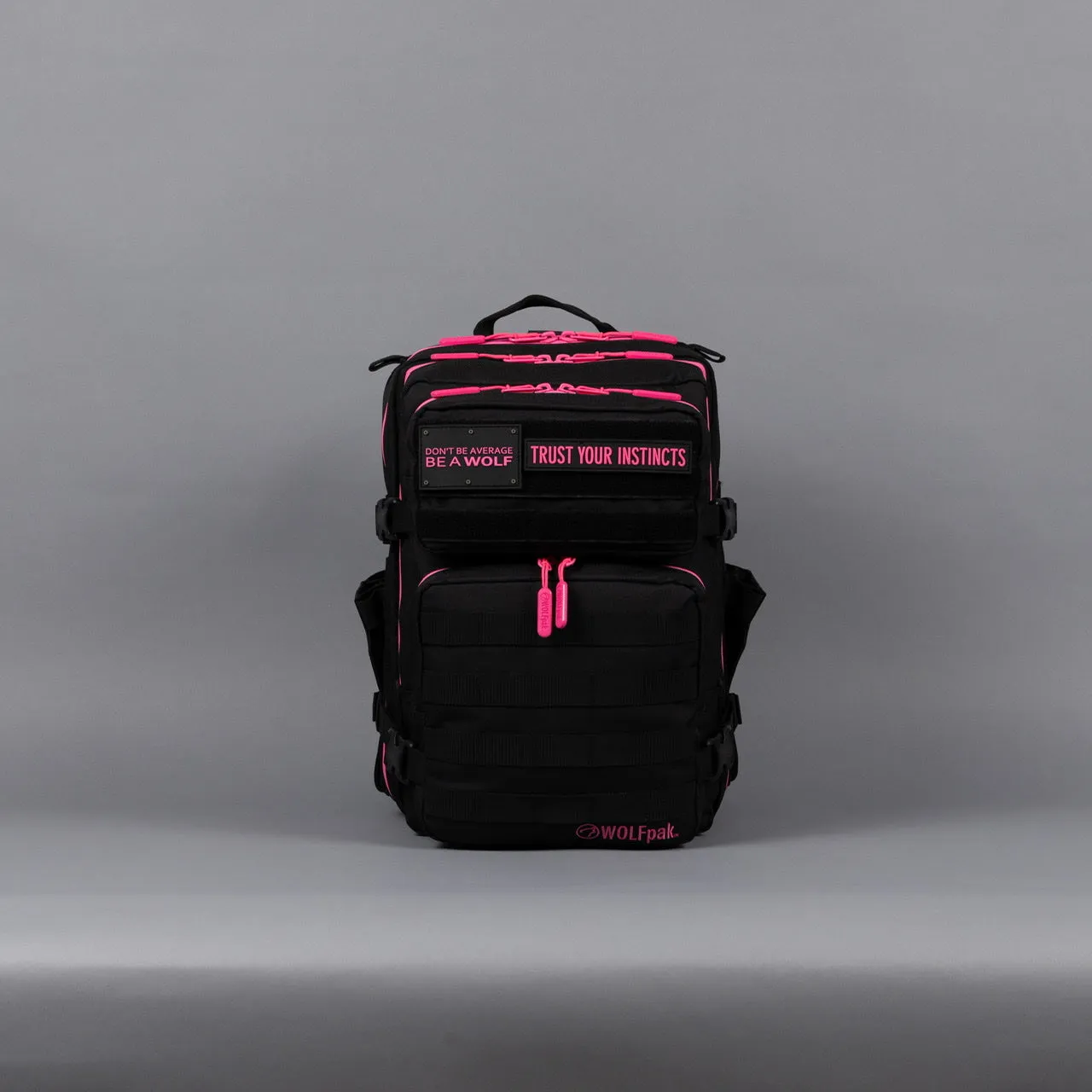 25L Backpack Black Neon Pink