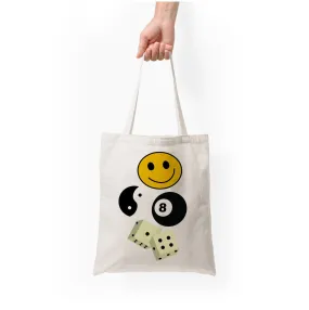 8 Ball Pattern - Skate Aesthetic  Tote Bag