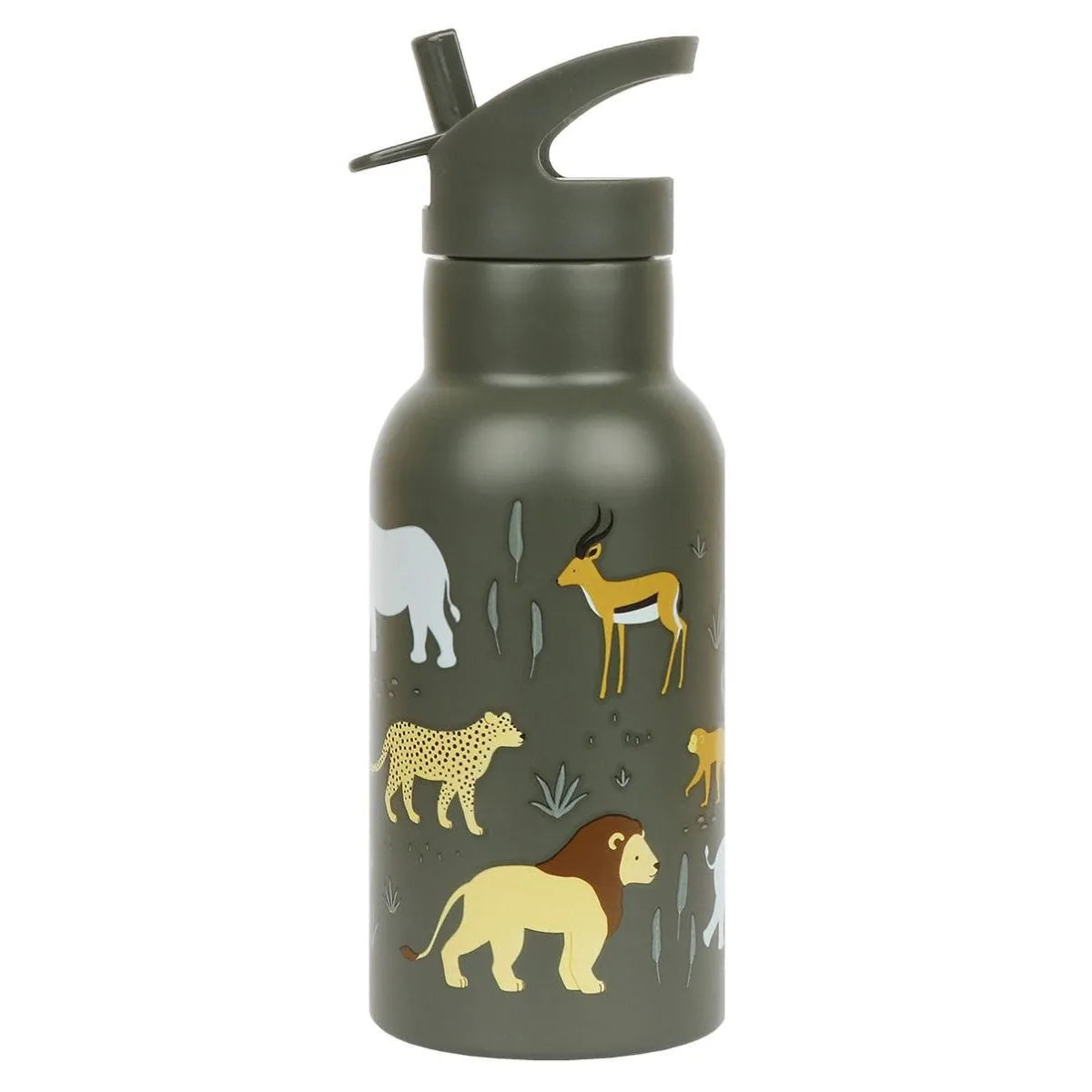 A Little Lovely Company Stainless Steel Drink Bottle: Savanna