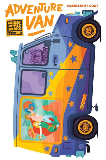 ADVENTURE VAN #4 (OF 5) Variant B Golden Apple Books Ryan Cody Michael McMillian (11/28/2018)