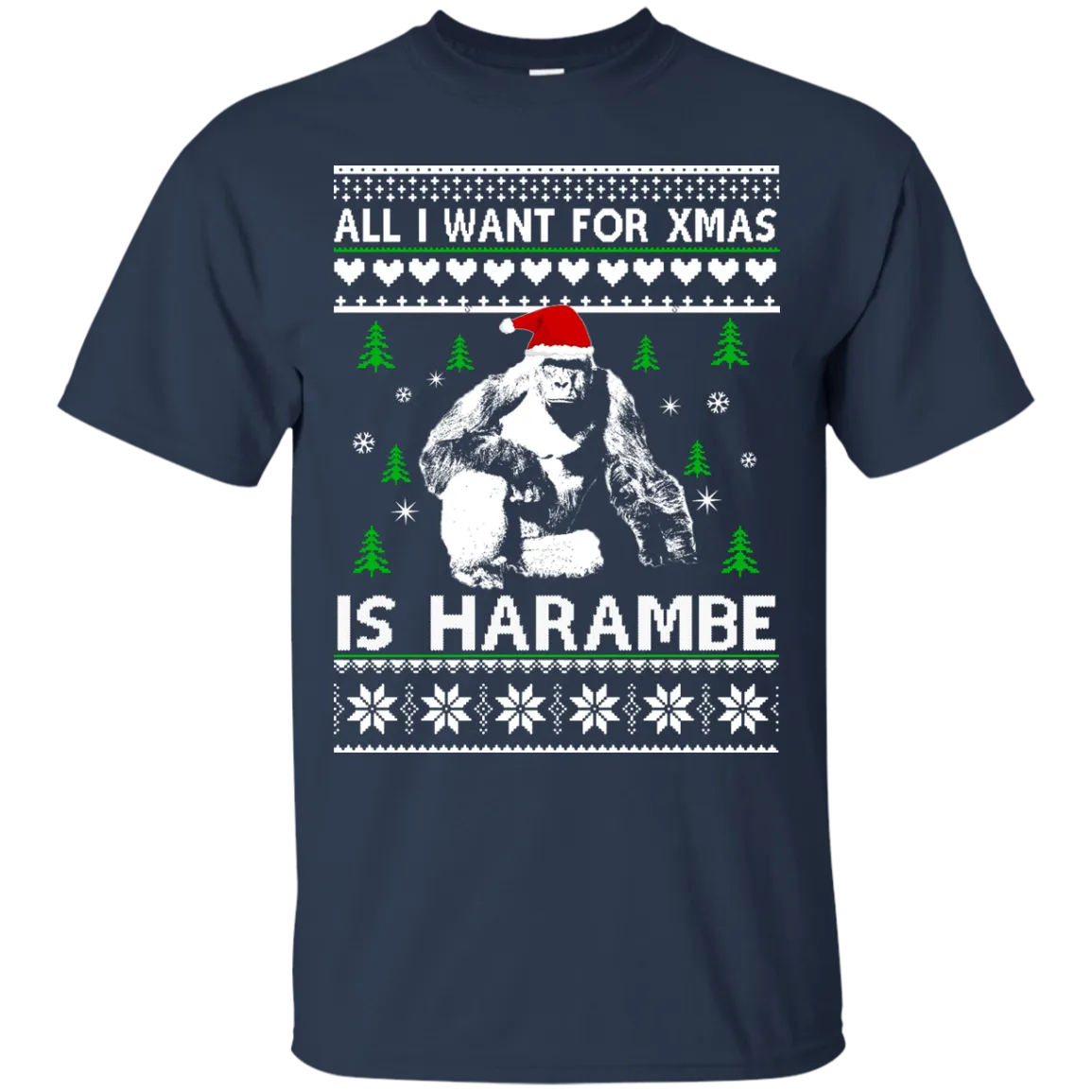 All I Want For Xmas Is Harambe Sweater, Shirt