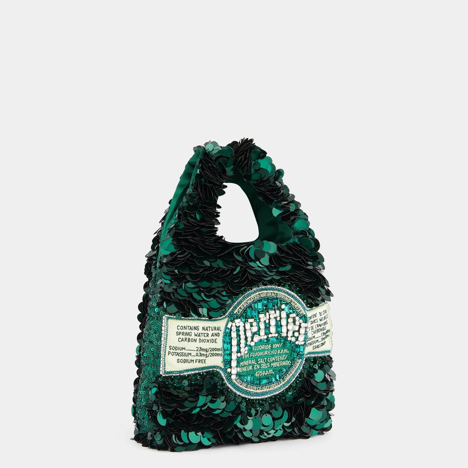 Anya Hindmarch Perrier Mini Tote Bag with Designer Branding