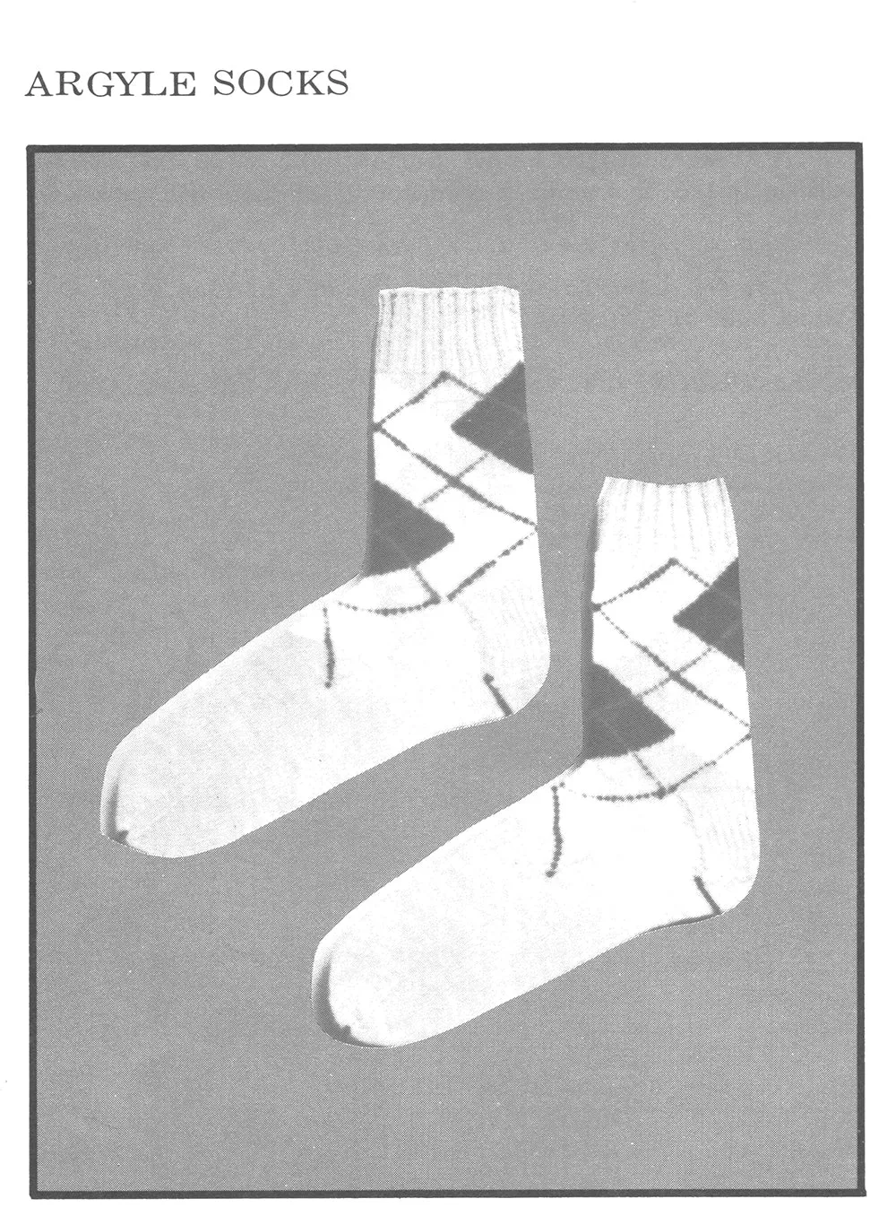 Argyle Socks Pattern