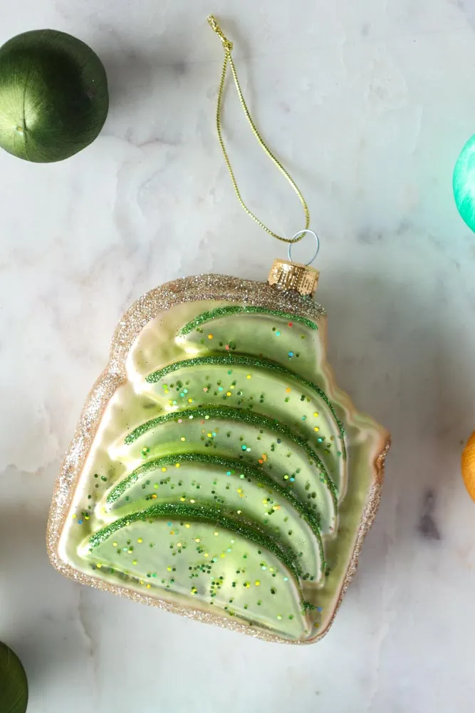 Avocado Toast Christmas Decoration