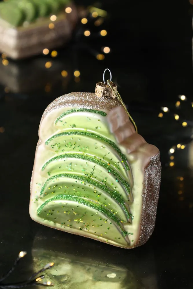 Avocado Toast Christmas Decoration