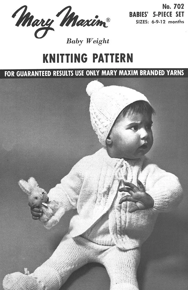 Babies' 5-piece Set Pattern