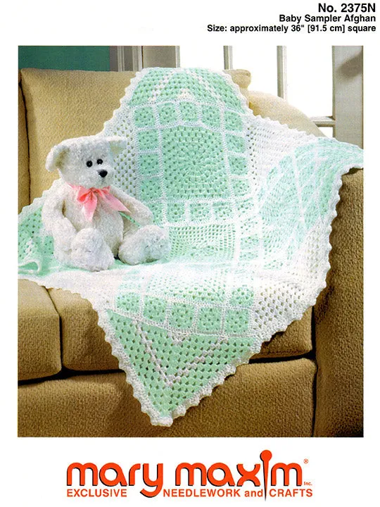 Baby Sampler Afghan Pattern