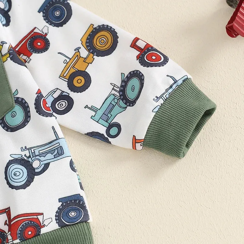 Baby Toddler Boys Tractor Farm Western Loungewear