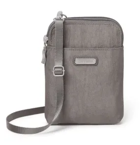 Baggallini Take Two RFID Bryant Crossbody Sterling Shimmer