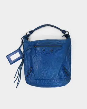 Balenciaga Day Blue Leather Bag 2010