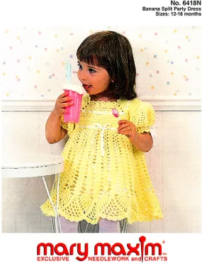 Banana Split Party Dress Pattern