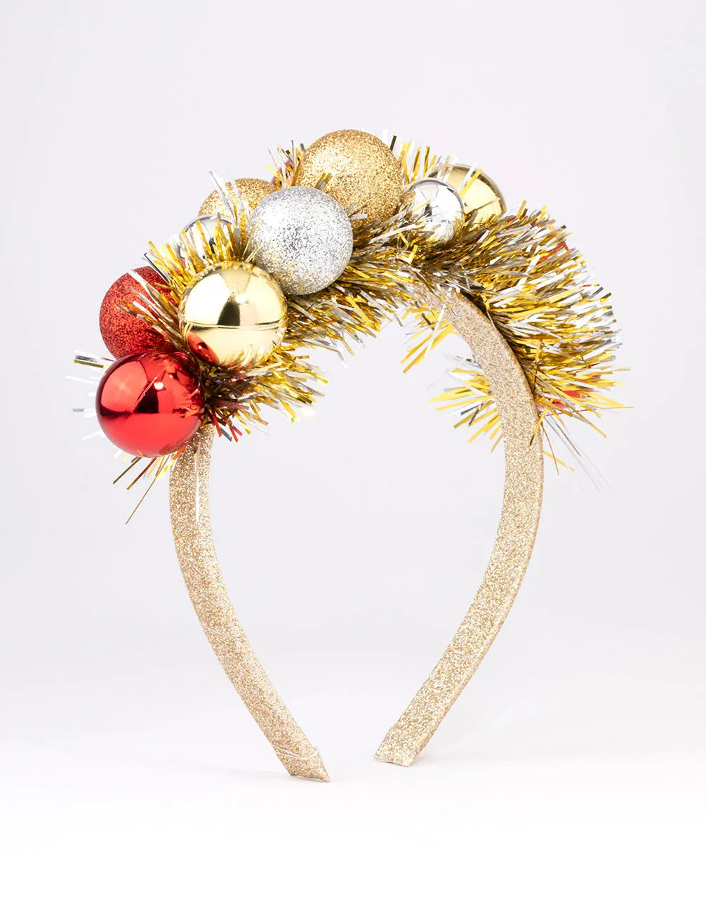 Bauble & Christmas Tinsel Headband