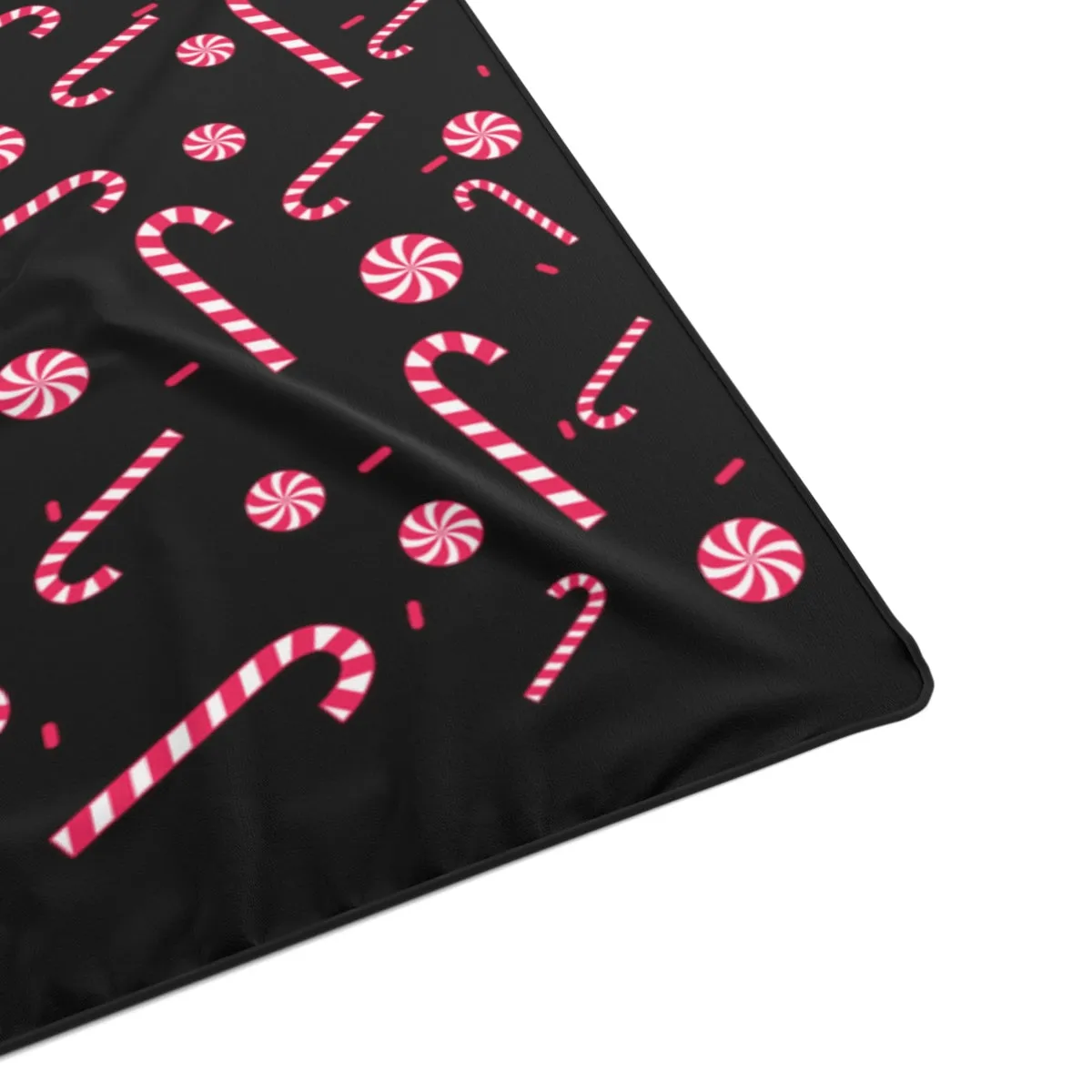 Black Christmas Couch Blanket, Ultra Soft Sofa Machine Washable Fleece Throw Blanket