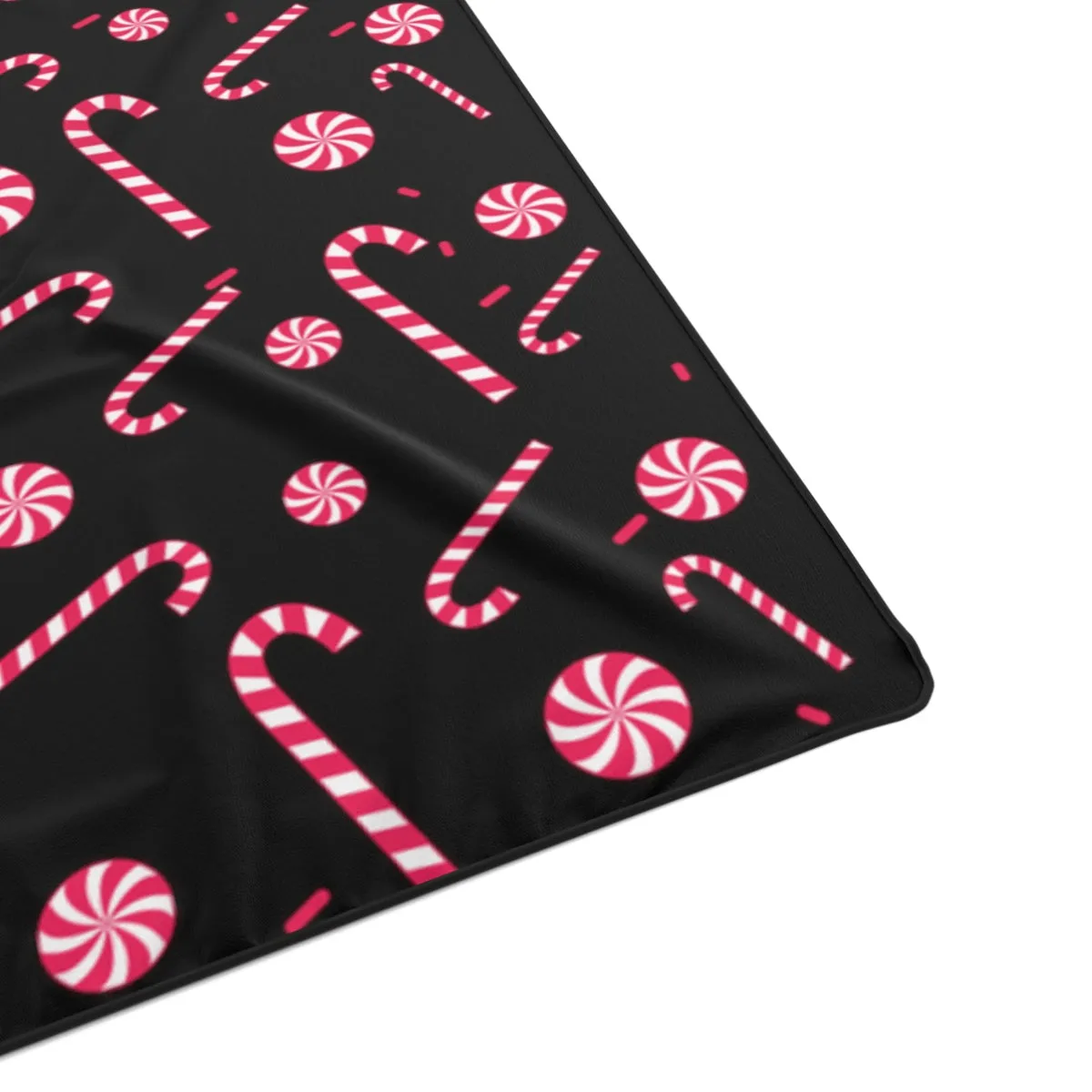 Black Christmas Couch Blanket, Ultra Soft Sofa Machine Washable Fleece Throw Blanket