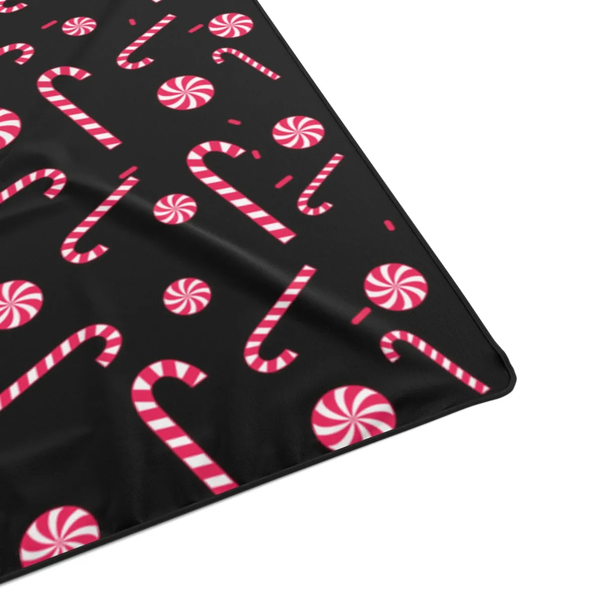 Black Christmas Couch Blanket, Ultra Soft Sofa Machine Washable Fleece Throw Blanket