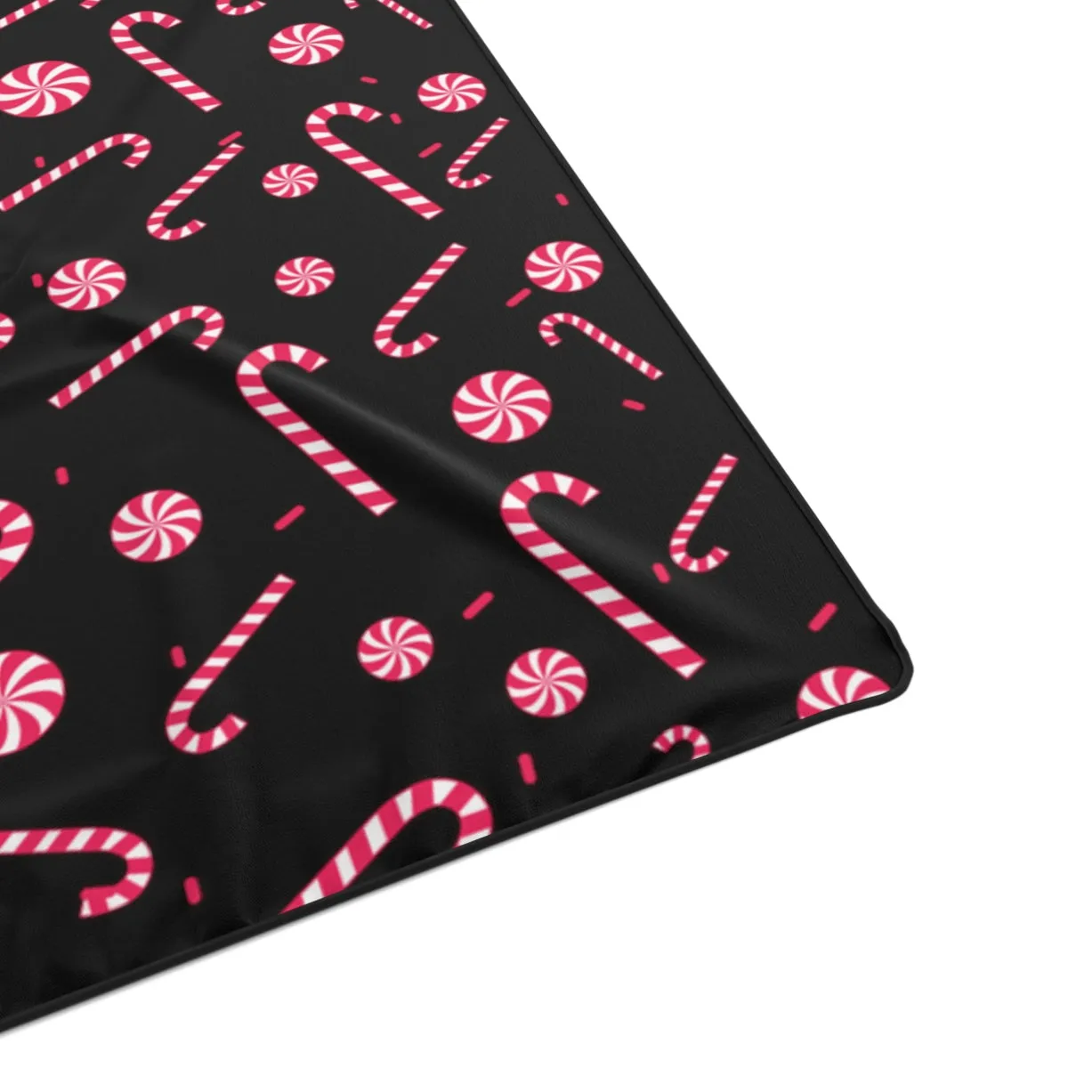 Black Christmas Couch Blanket, Ultra Soft Sofa Machine Washable Fleece Throw Blanket