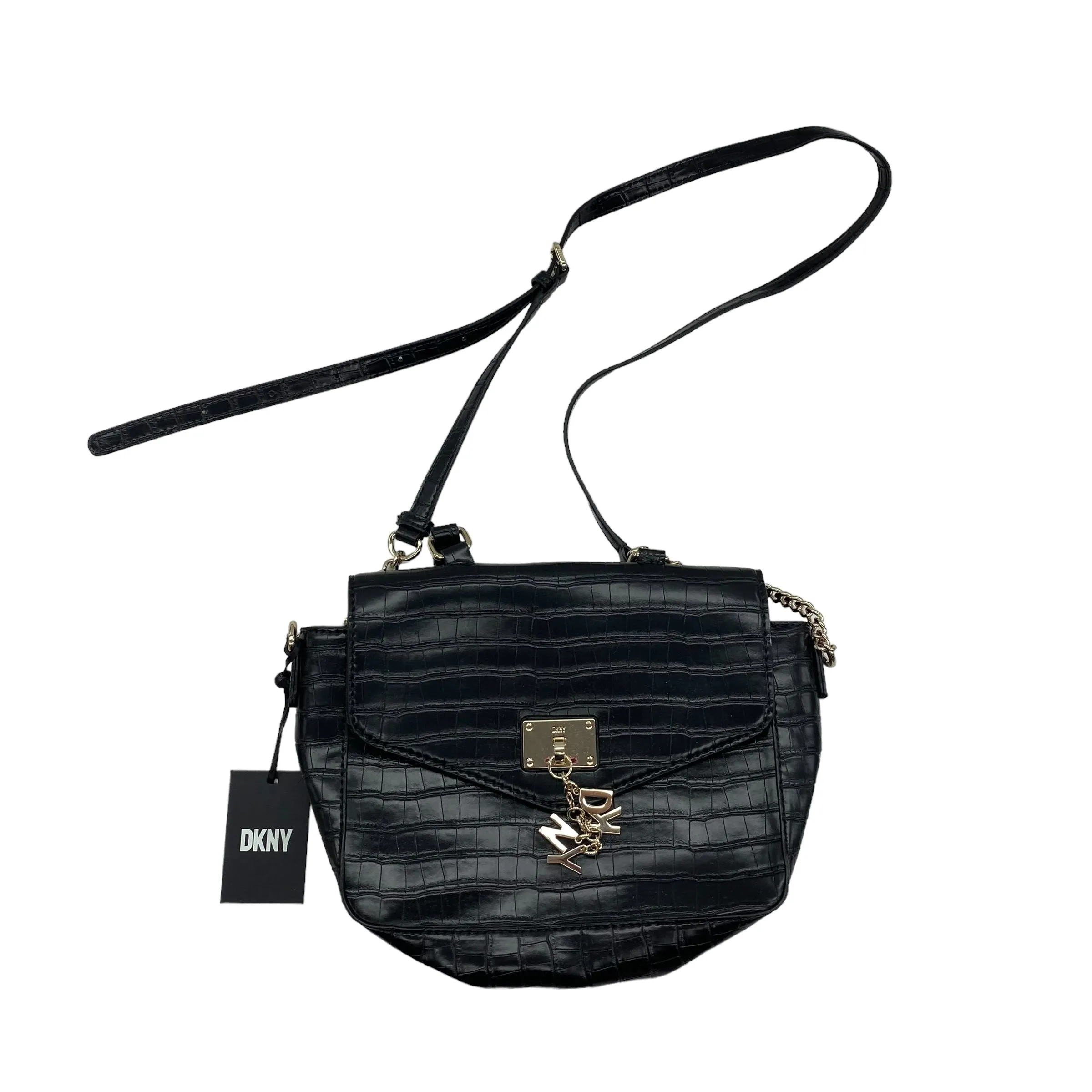 BLACK CROSSBODY by DKNY Size:MEDIUM