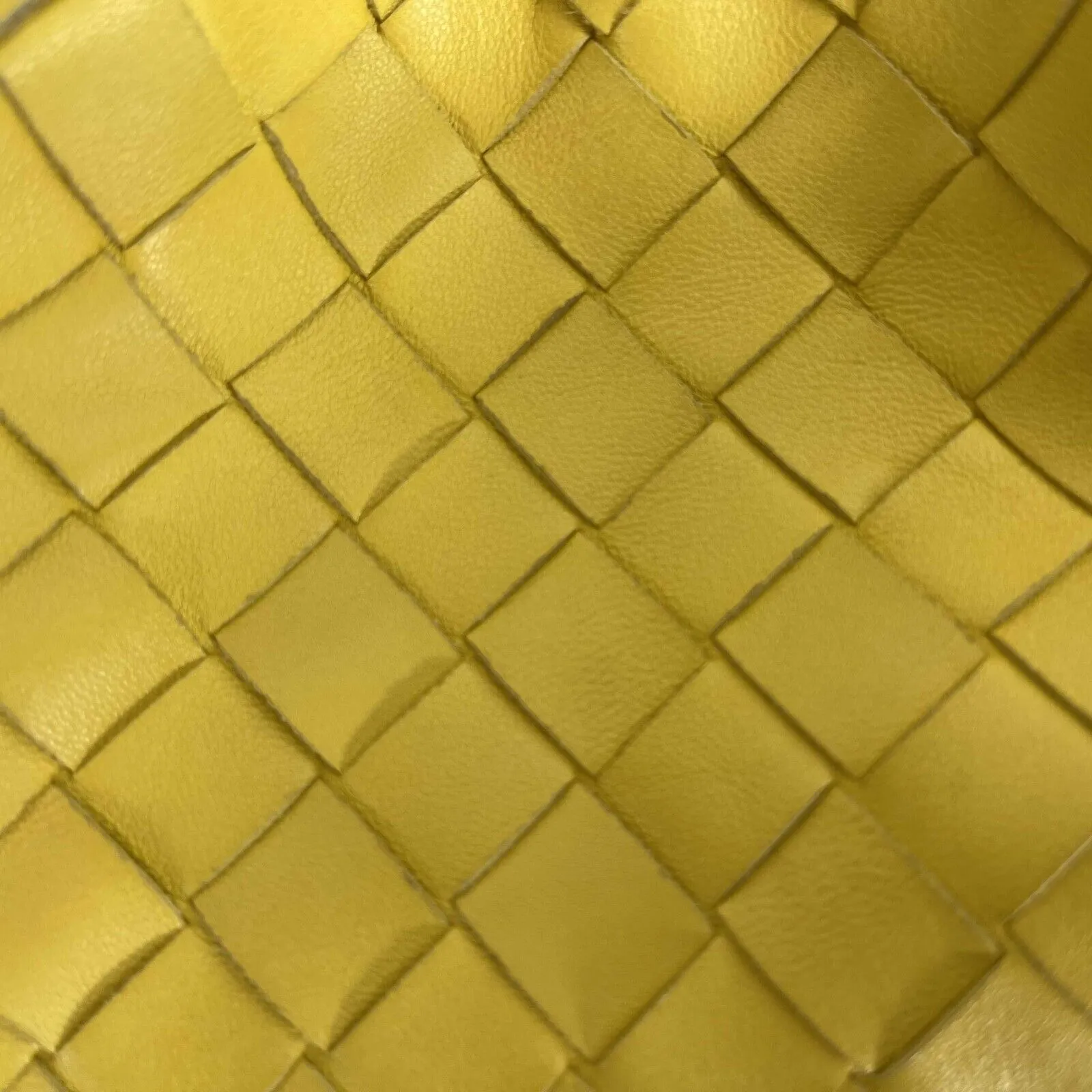 Bottega Veneta - Intrecciato Mini Pouch - Yellow Crossbody / Shoulder Bag