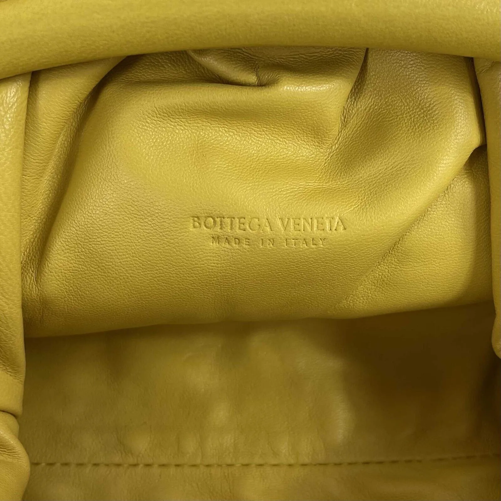 Bottega Veneta - Intrecciato Mini Pouch - Yellow Crossbody / Shoulder Bag