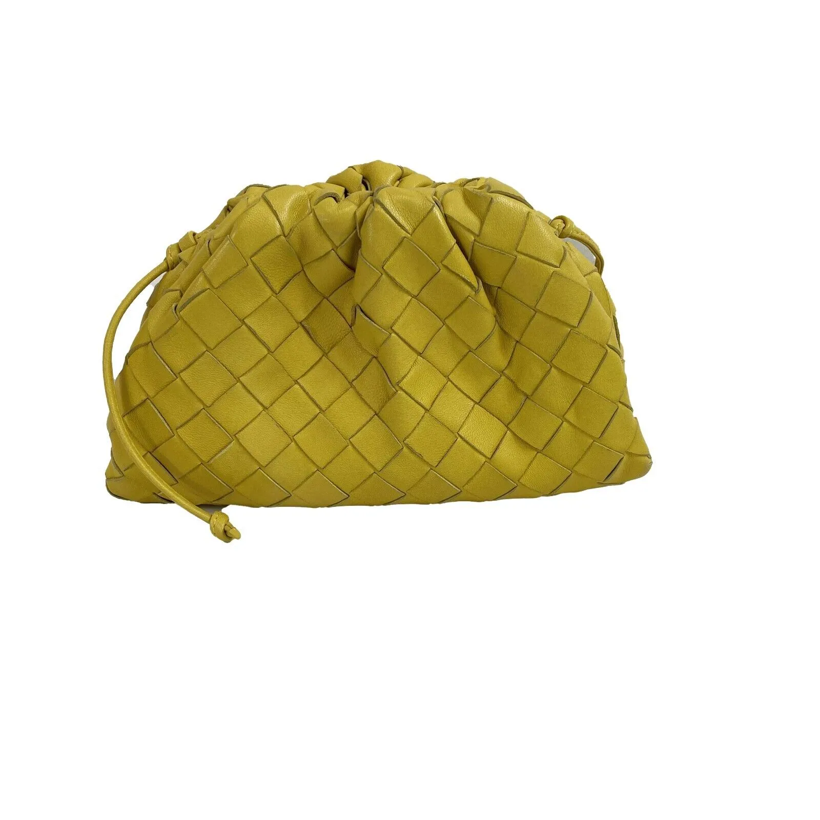 Bottega Veneta - Intrecciato Mini Pouch - Yellow Crossbody / Shoulder Bag