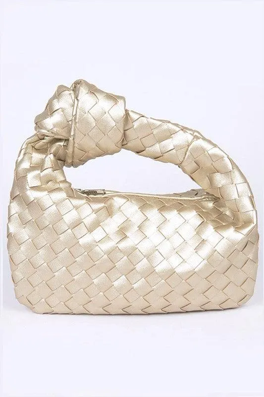 Braided Top Knot Clutch Bag