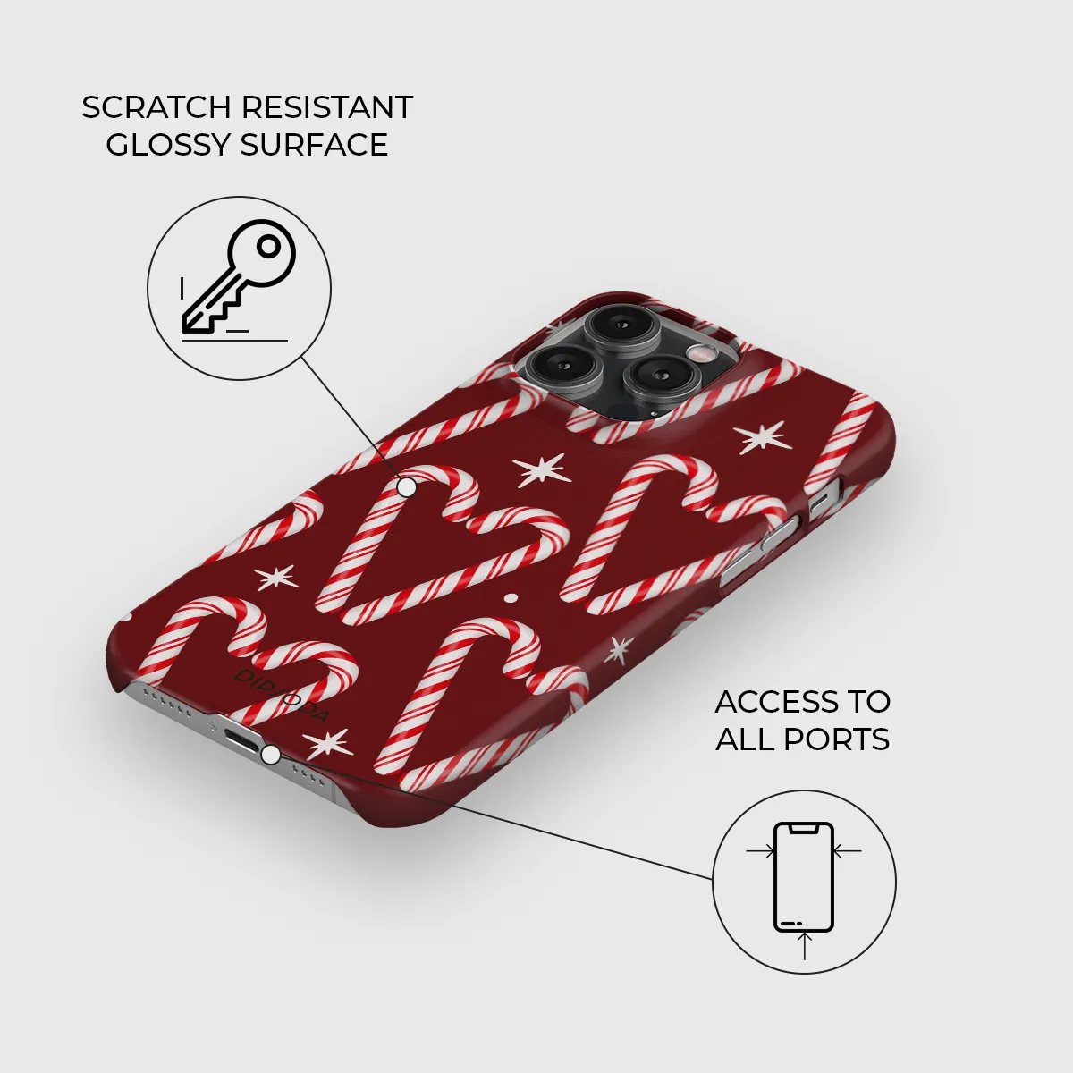 Candy Canes Phone Case