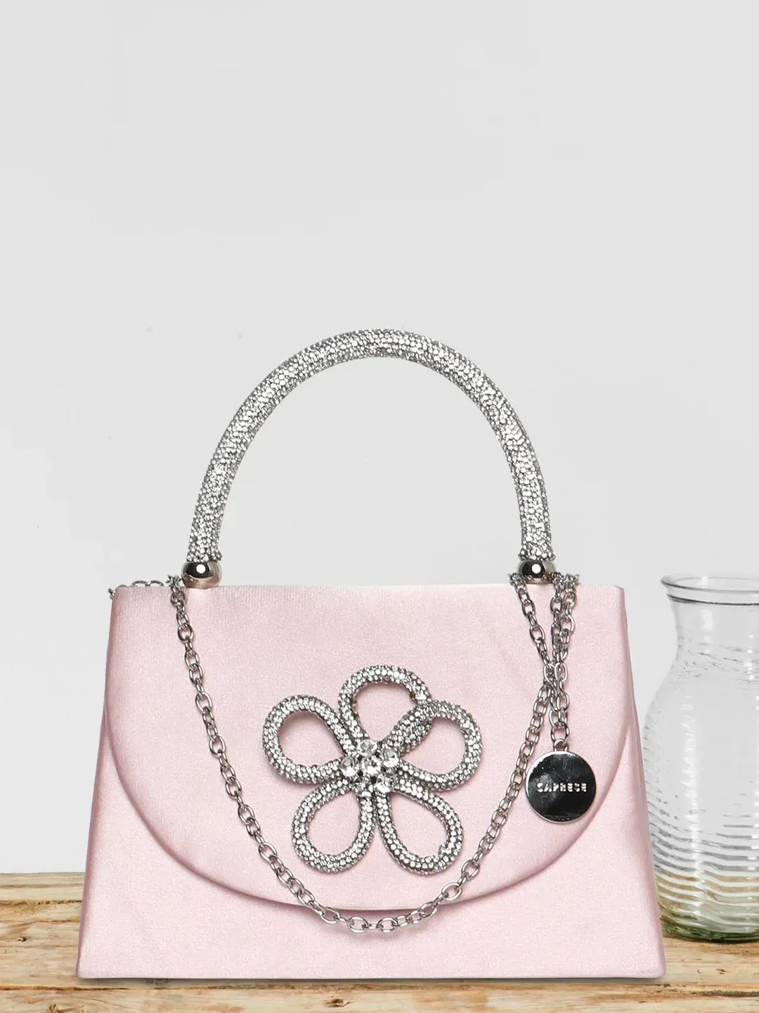 Caprese Bella Clutch Small Pink