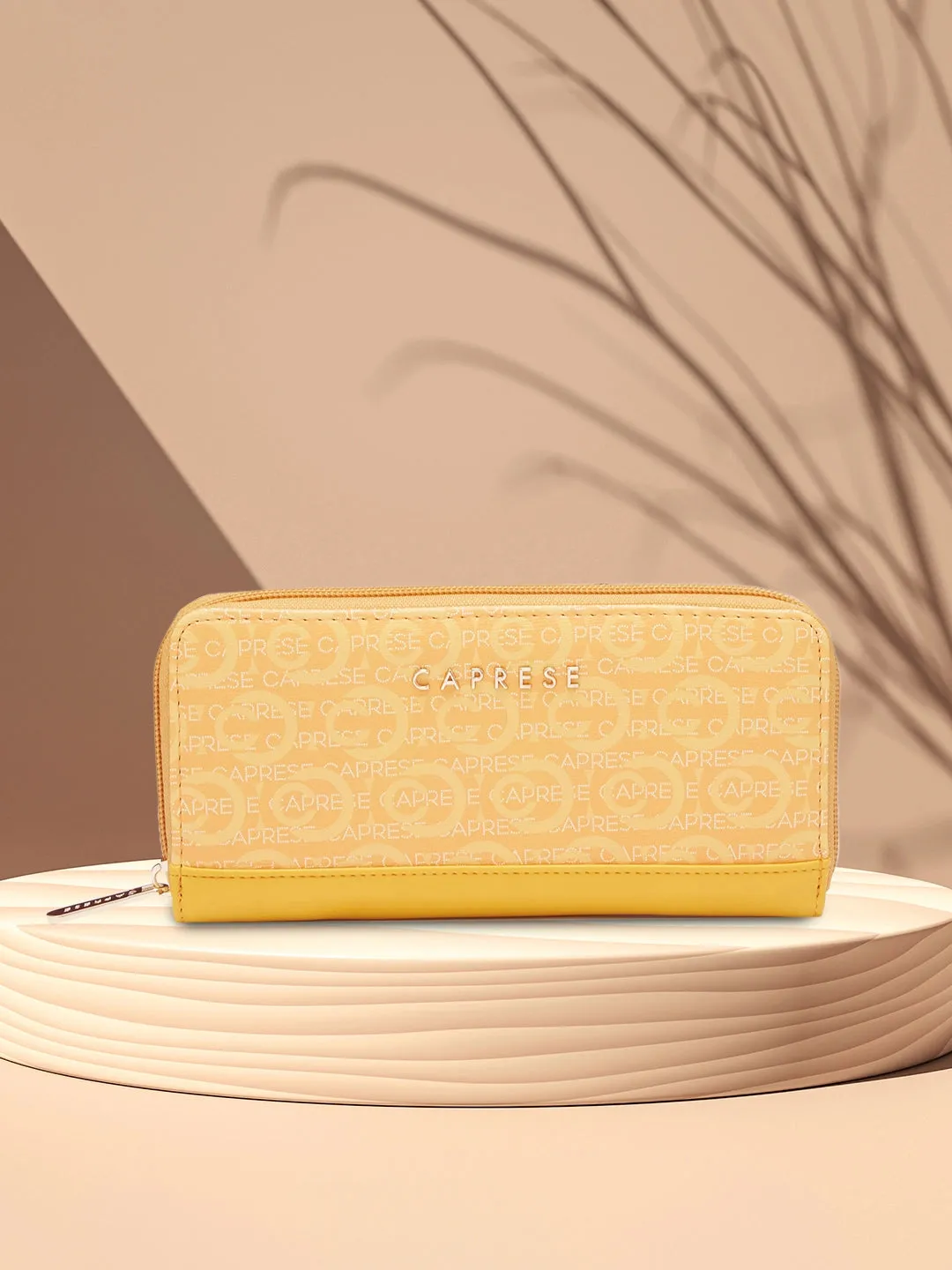 Caprese Cleo Wallet Medium Yellow