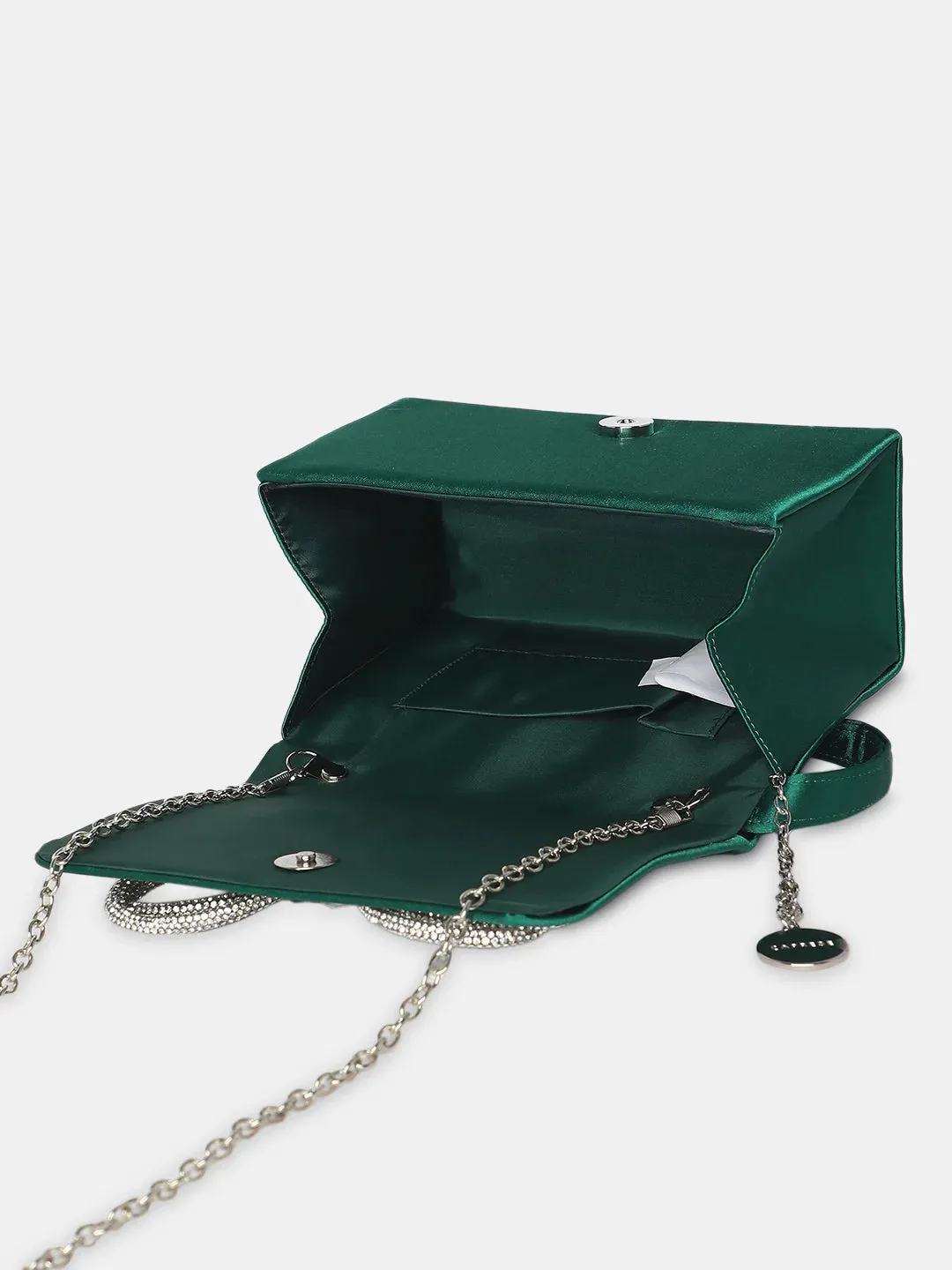 Caprese Ella Clutch Small Green