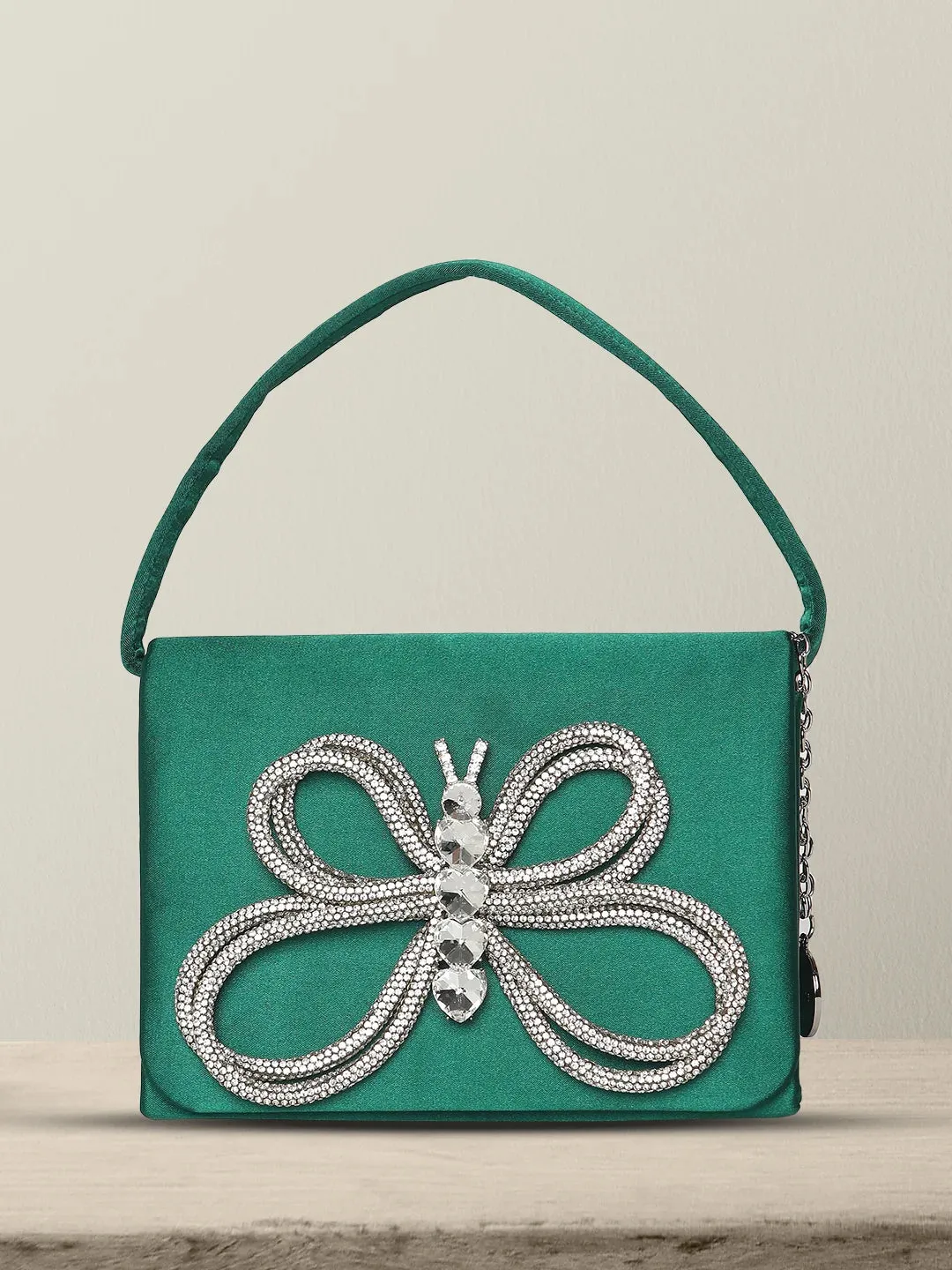 Caprese Ella Clutch Small Green