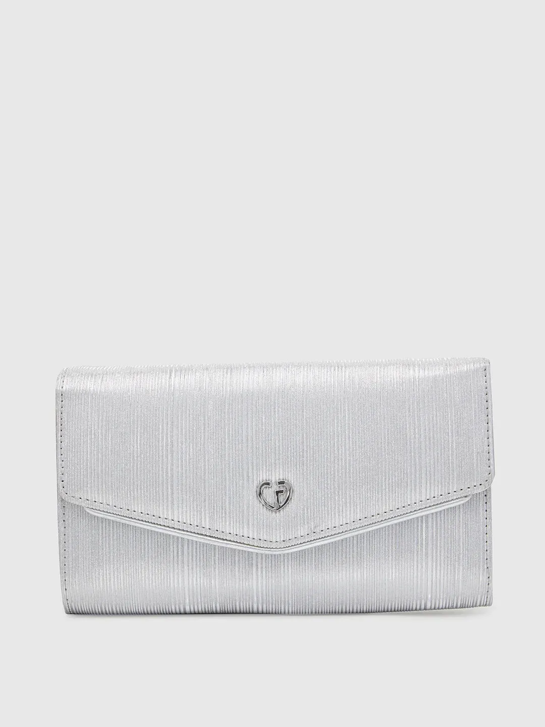 Caprese Eryka Clutch Large Silver