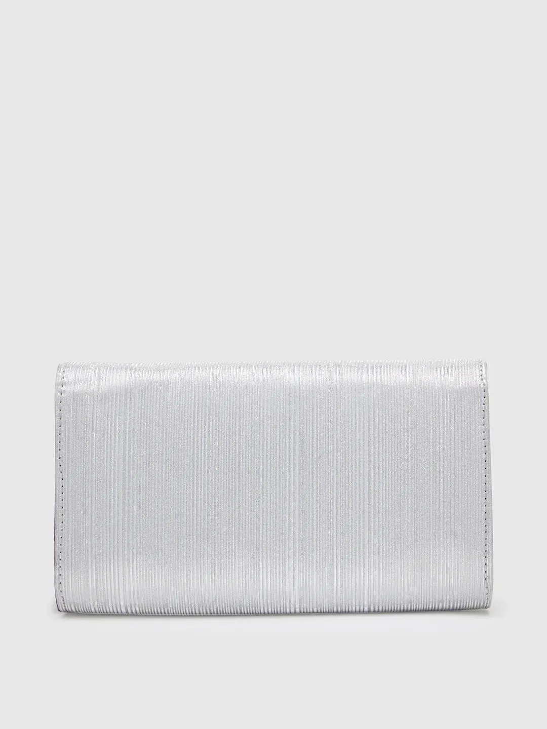 Caprese Eryka Clutch Large Silver