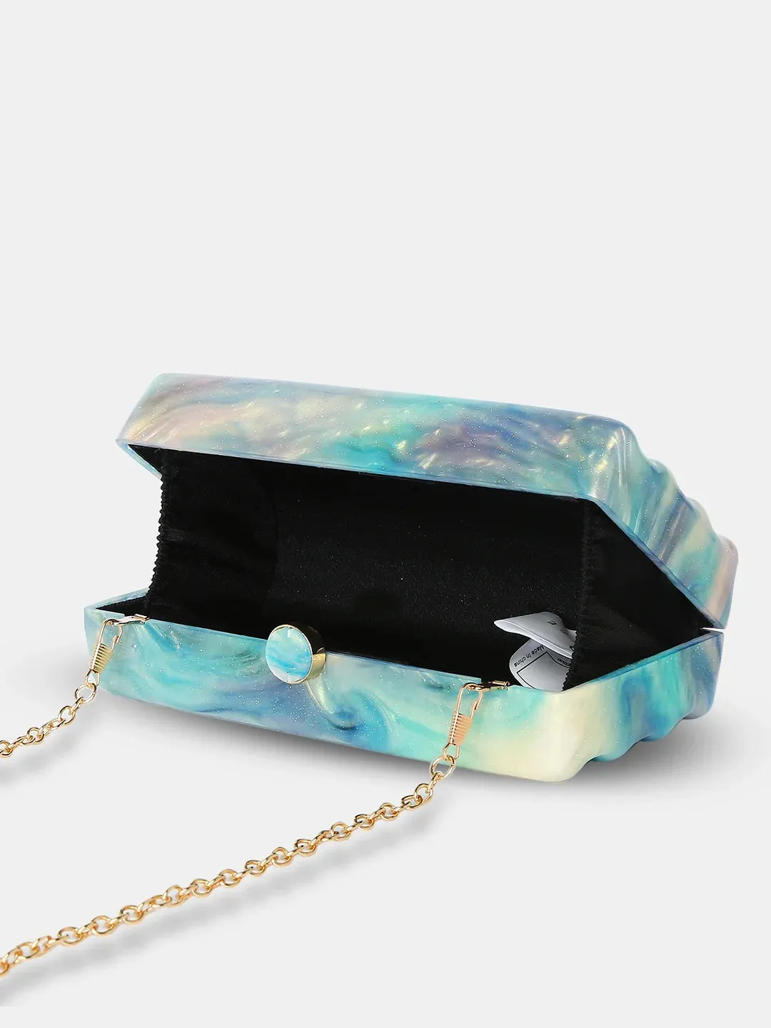 Caprese Gaina Clutch Small Blue