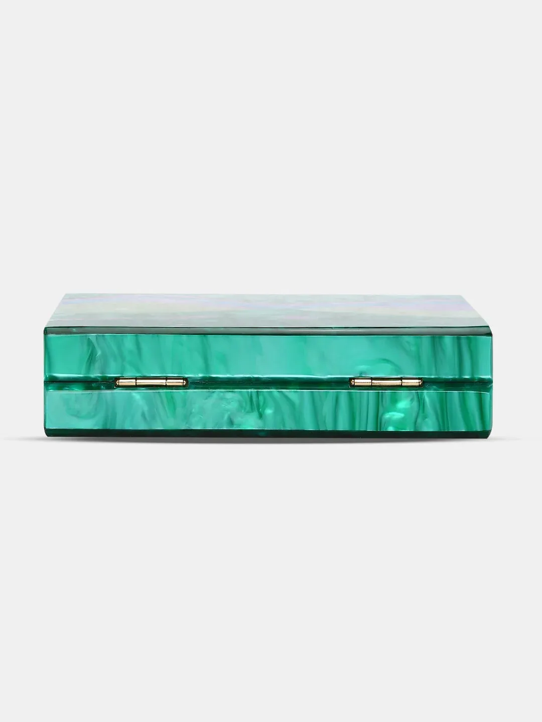 Elegant Small Green Caprese Gia Clutch Purse