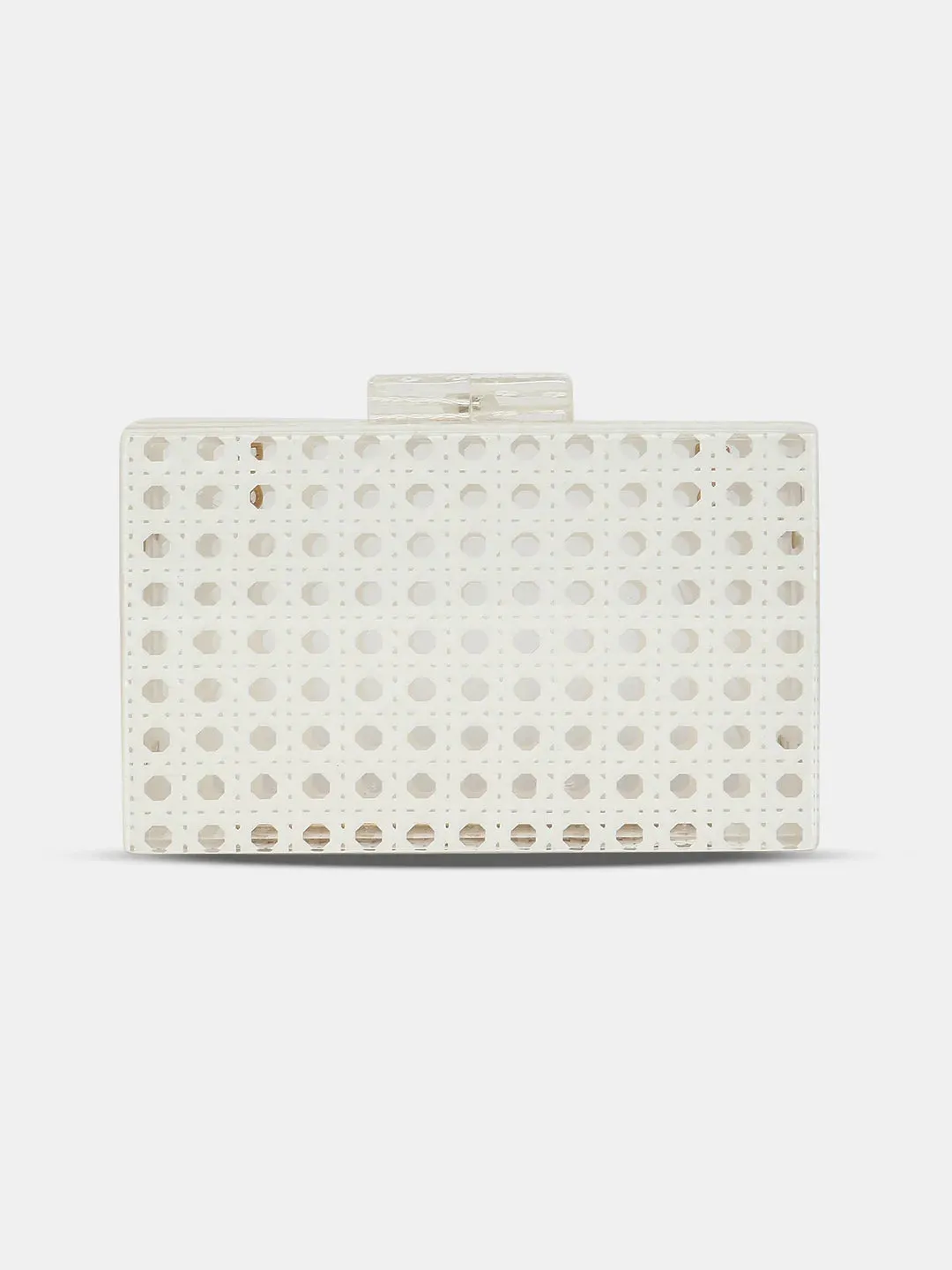 Caprese Golia Clutch Small White