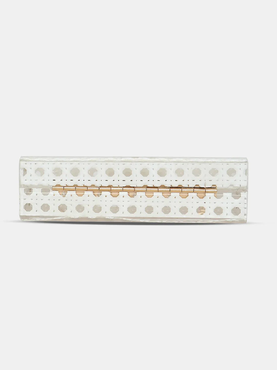 Caprese Golia Clutch Small White