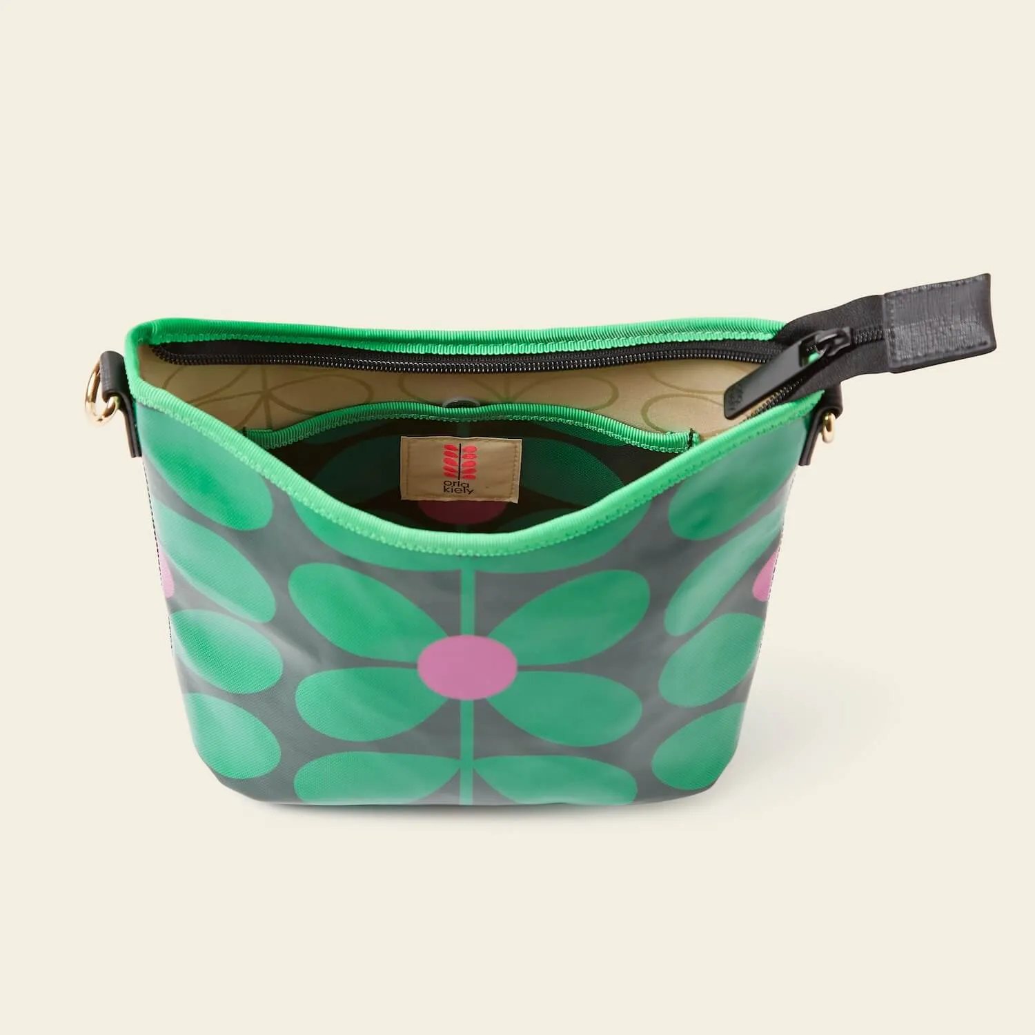 Carrymin Crossbody - Sixties Stem Emerald