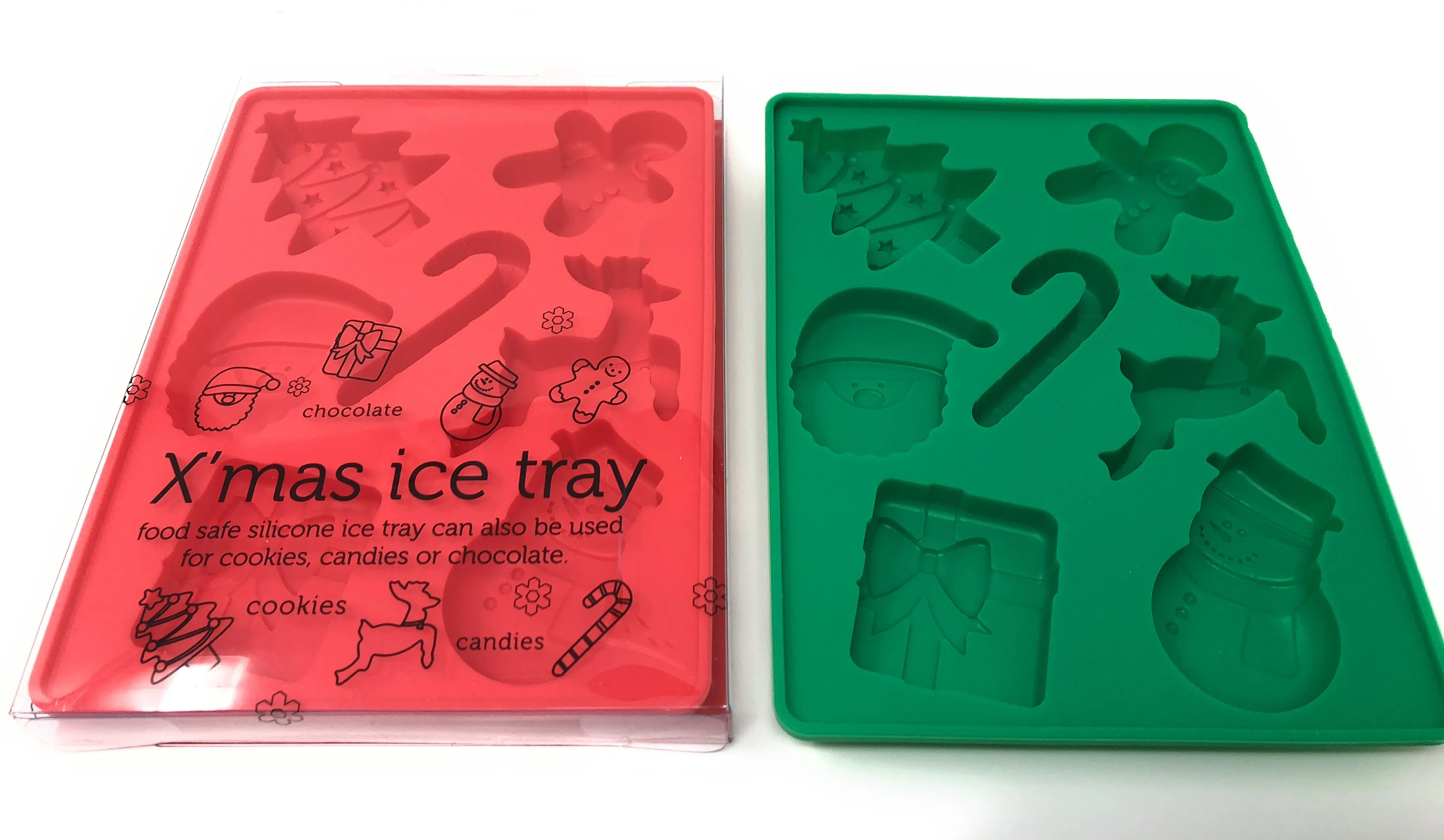 Christmas Ice Tray and Chocolate Mould Twin Pack