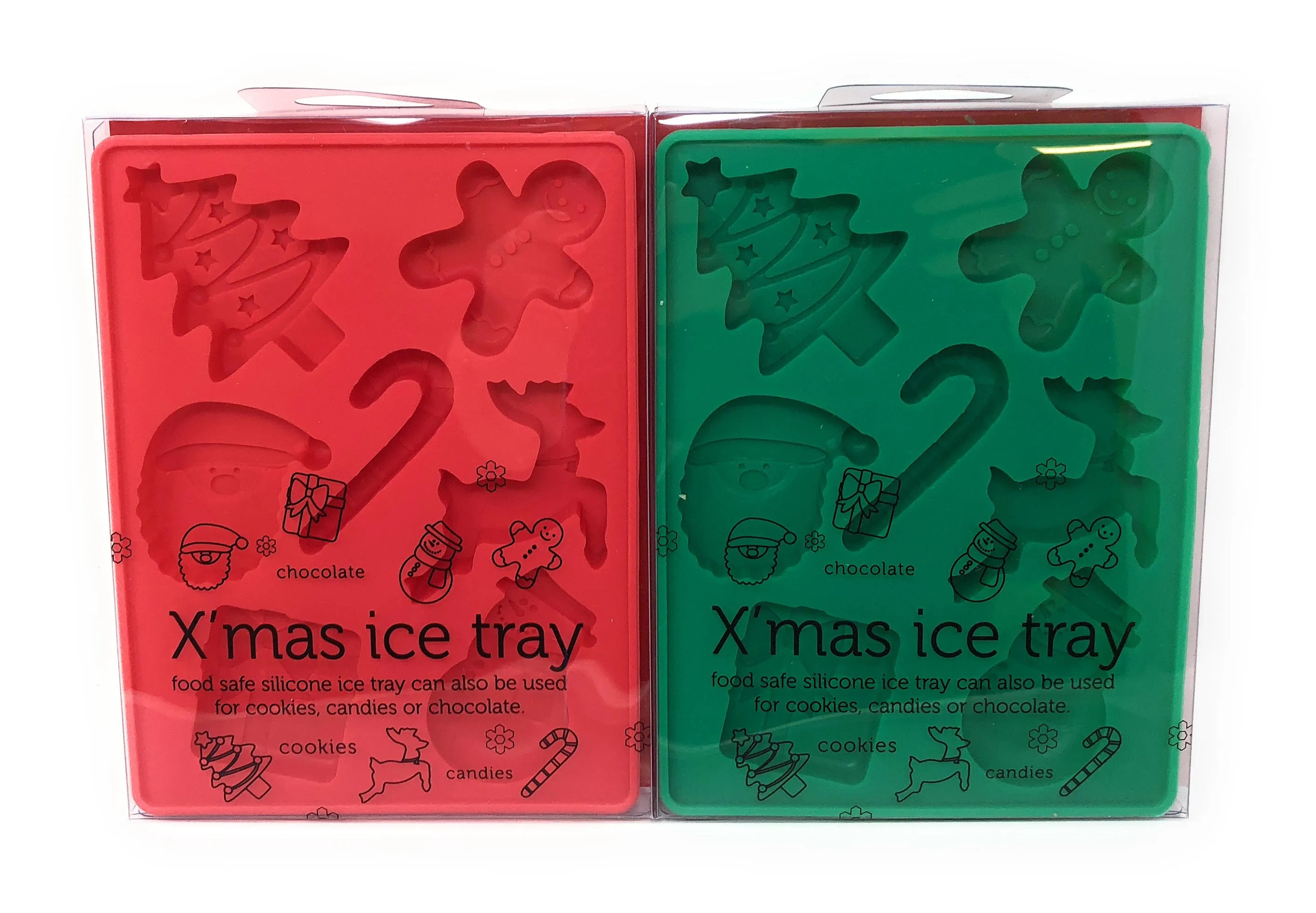 Christmas Ice Tray and Chocolate Mould Twin Pack