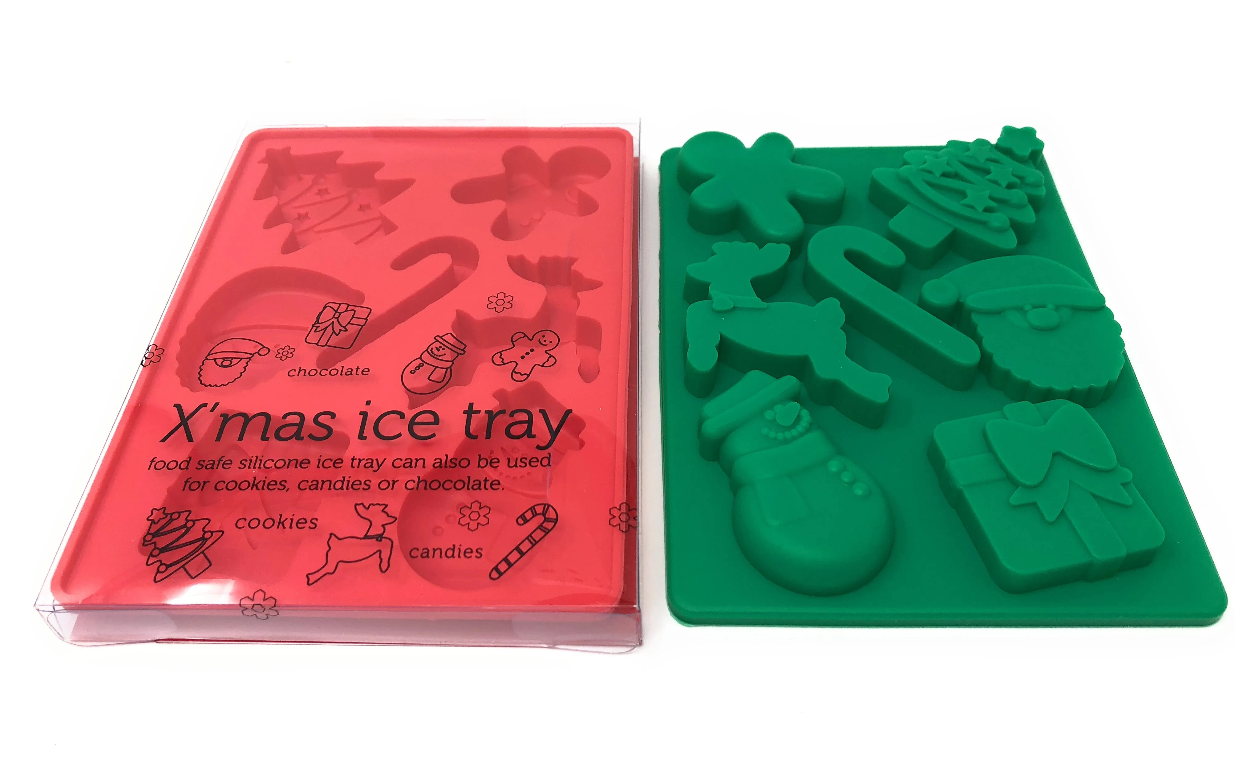 Christmas Ice Tray and Chocolate Mould Twin Pack