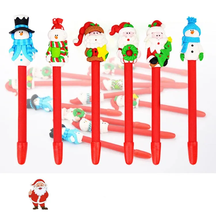 Christmas Pen Santa Claus Snowman Ballpoint Pen