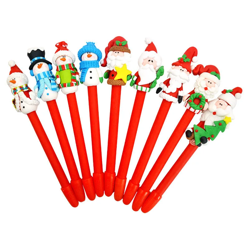 Christmas Pen Santa Claus Snowman Ballpoint Pen