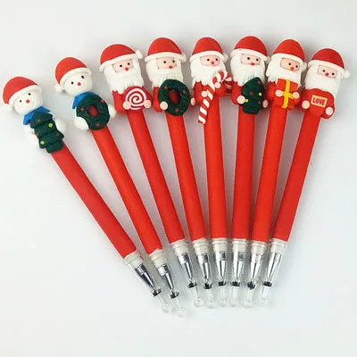 Christmas Pen Santa Claus Snowman Ballpoint Pen