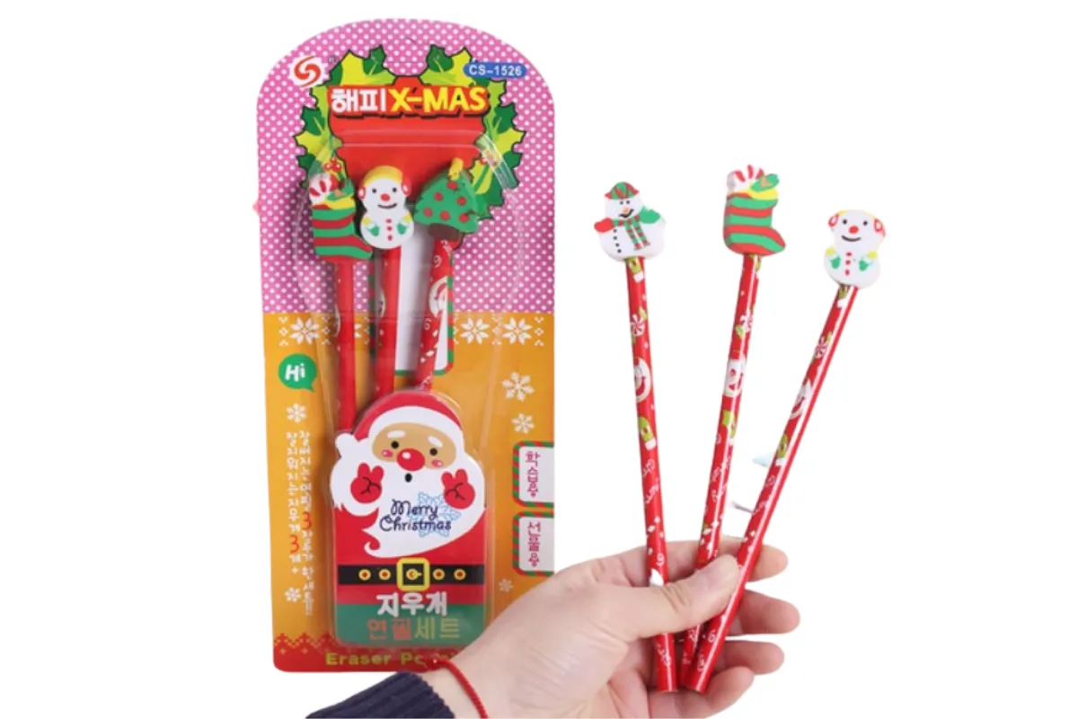 Christmas Theme Pencil Set