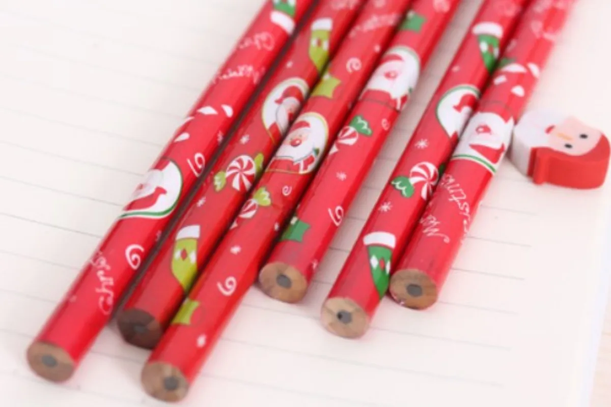 Christmas Theme Pencil Set