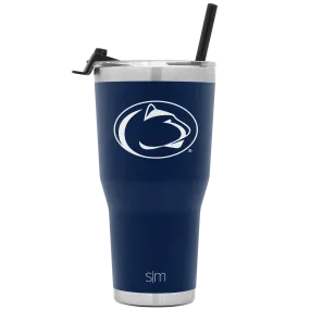 Collegiate Cruiser Tumbler with Flip Lid and Straw