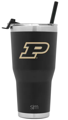 Collegiate Cruiser Tumbler with Flip Lid and Straw