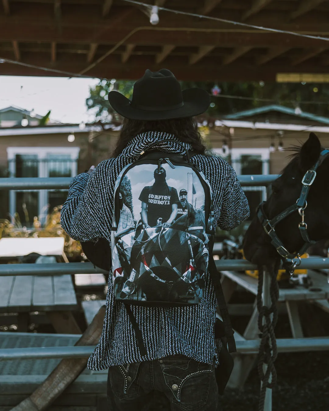 COMPTON COWBOYS RIDE ALONE BACKPACK