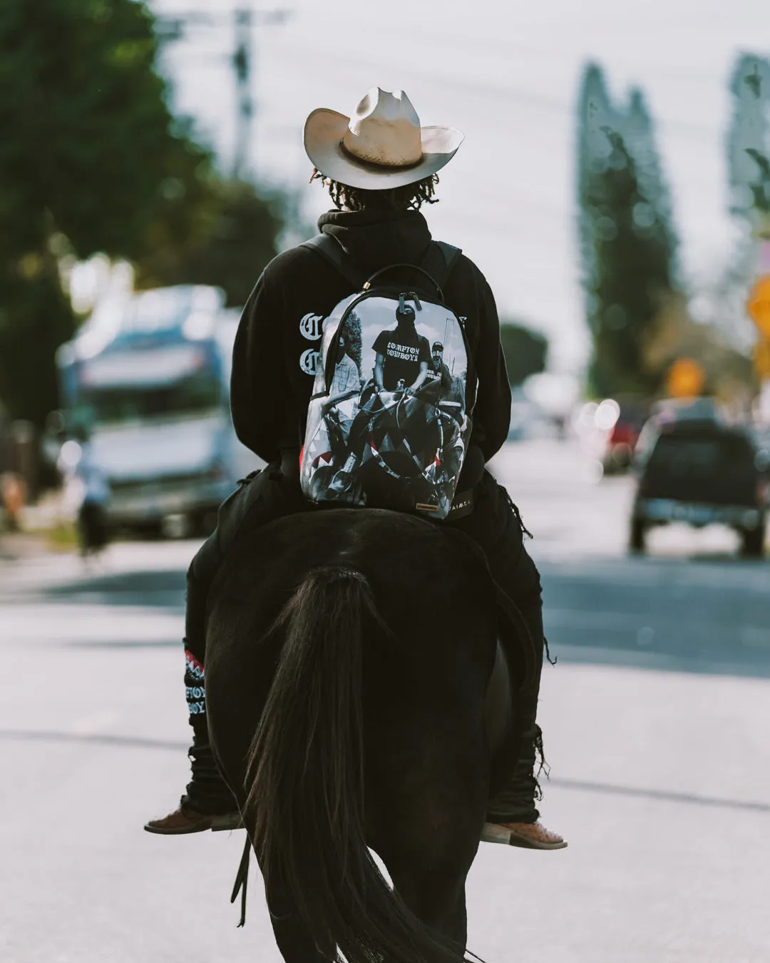 COMPTON COWBOYS RIDE ALONE BACKPACK